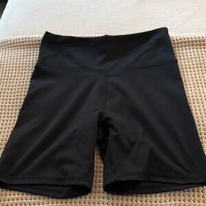 Women's Black High-Waisted Shorts